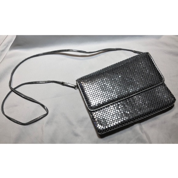Vintage Whiting & Davis Silver Mesh Bag - Picture 1 of 11